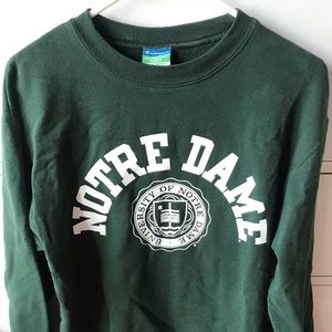 Champion Notre Dame Hunter Green Sweatshirt